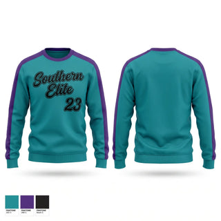 Crew Neck Sweatshirt, Southern Elite, Softball, Teamtime, Team time, sublimation, custom sports apparel, team uniforms, spirit wear, spiritwear, sports uniforms, custom shirts, team store, custom team store, fundraiser sports, apparel fundraiser