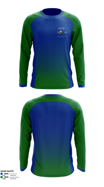 Western Texas College Men's Soccer 27087007 Long Sleeve Performance Shirt 1
