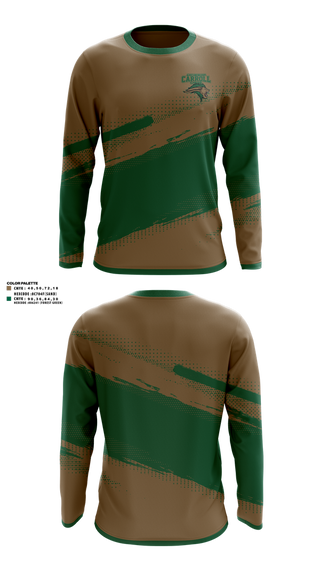 Long Sleeve Performance Shirt, Archbishop Carroll Cheer, Cheer, Teamtime, Team time, sublimation, custom sports apparel, team uniforms, spirit wear, spiritwear, sports uniforms, custom shirts, team store, custom team store, fundraiser sports, apparel fundraiser