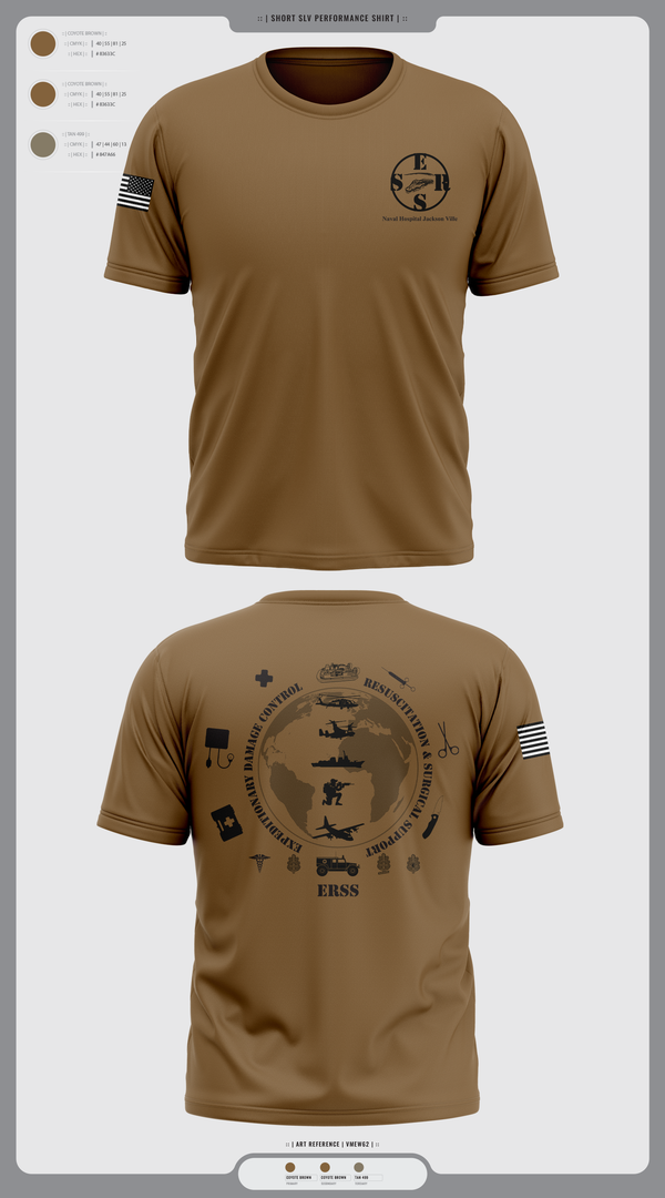 Old School Cotton Feel Shirt, Naval Hospital Jacksonville ERSS, , Teamtime, Team time, sublimation, custom sports apparel, team uniforms, spirit wear, spiritwear, sports uniforms, custom shirts, team store, custom team store, fundraiser sports, apparel fundraiser