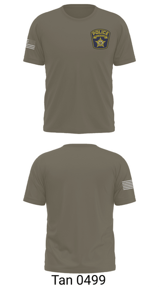 Old School Cotton Feel Shirt, West Milwaukee Police Department, Police, Teamtime, Team time, sublimation, custom sports apparel, team uniforms, spirit wear, spiritwear, sports uniforms, custom shirts, team store, custom team store, fundraiser sports, apparel fundraiser