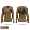 668th C2CRE Women's Long Sleeve V-neck Shirt - 1