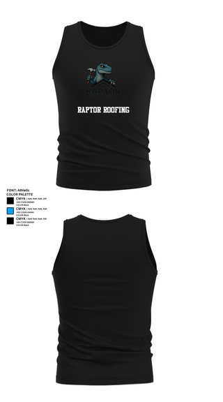 Tank Top, Raptor Roofing, , Teamtime, Team time, sublimation, custom sports apparel, team uniforms, spirit wear, spiritwear, sports uniforms, custom shirts, team store, custom team store, fundraiser sports, apparel fundraiser