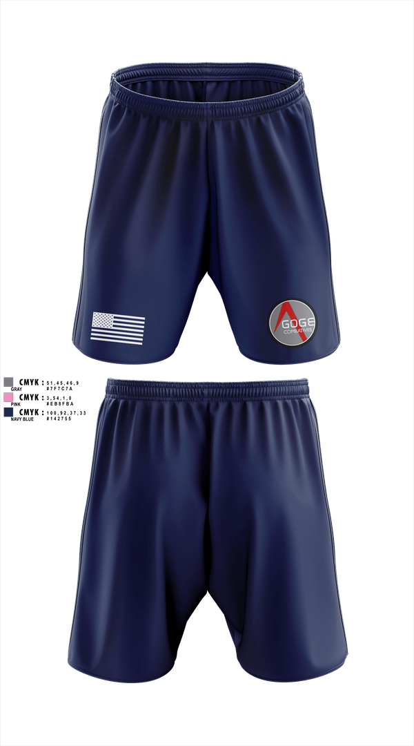 Athletic Shorts With Pockets, Agoge Combatives, , Teamtime, Team time, sublimation, custom sports apparel, team uniforms, spirit wear, spiritwear, sports uniforms, custom shirts, team store, custom team store, fundraiser sports, apparel fundraiser