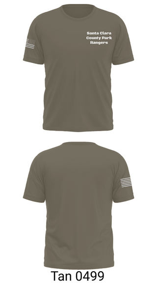 Old School Cotton Feel Shirt, Santa Clara County Park Rangers, Police, Teamtime, Team time, sublimation, custom sports apparel, team uniforms, spirit wear, spiritwear, sports uniforms, custom shirts, team store, custom team store, fundraiser sports, apparel fundraiser