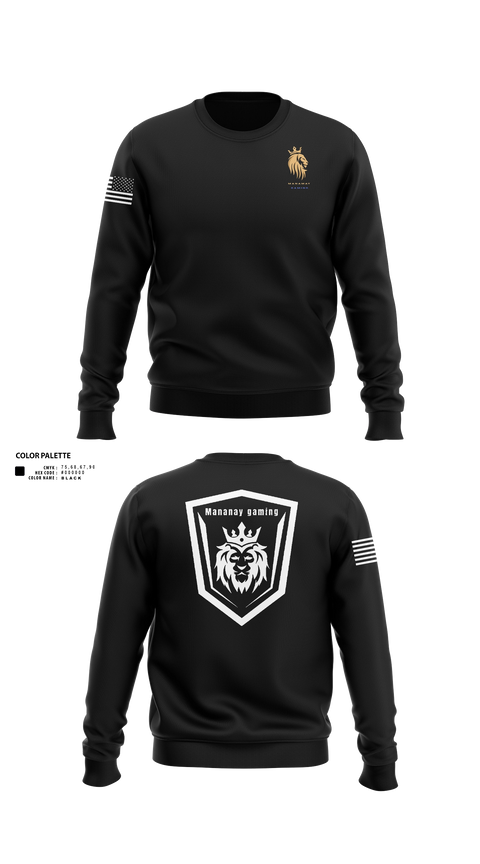 Crew Neck Sweatshirt, MANAMAY, Police, Teamtime, Team time, sublimation, custom sports apparel, team uniforms, spirit wear, spiritwear, sports uniforms, custom shirts, team store, custom team store, fundraiser sports, apparel fundraiser