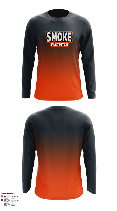 SMOKE FASTPITCH Long Sleeve Performance Shirt - 2