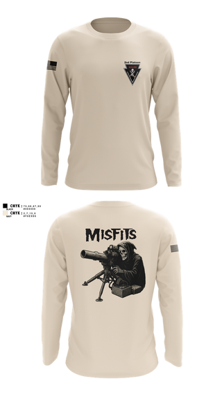 Long Sleeve Performance Shirt, 2/11 killer troop, Army, Teamtime, Team time, sublimation, custom sports apparel, team uniforms, spirit wear, spiritwear, sports uniforms, custom shirts, team store, custom team store, fundraiser sports, apparel fundraiser