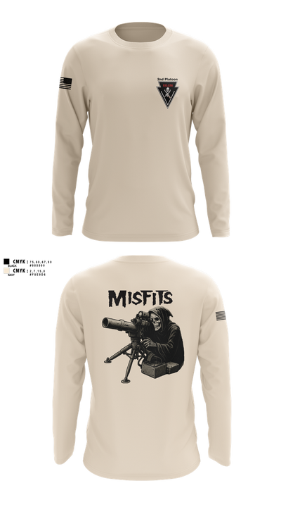 2/11 killer troop 669817 Long Sleeve Performance Shirt 2