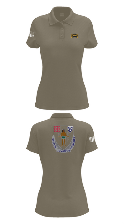 Chaos Company, 1-182 Infantry 69873429 Women's Short Sleeve Performance Polo  - 75