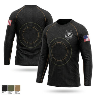 Long Sleeve Performance Shirt, Deer Lodge Police Department, Police, Teamtime, Team time, sublimation, custom sports apparel, team uniforms, spirit wear, spiritwear, sports uniforms, custom shirts, team store, custom team store, fundraiser sports, apparel fundraiser