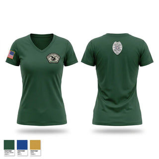 Womens Short Sleeve Vneck Shirt, Code Complinace, Police, Teamtime, Team time, sublimation, custom sports apparel, team uniforms, spirit wear, spiritwear, sports uniforms, custom shirts, team store, custom team store, fundraiser sports, apparel fundraiser