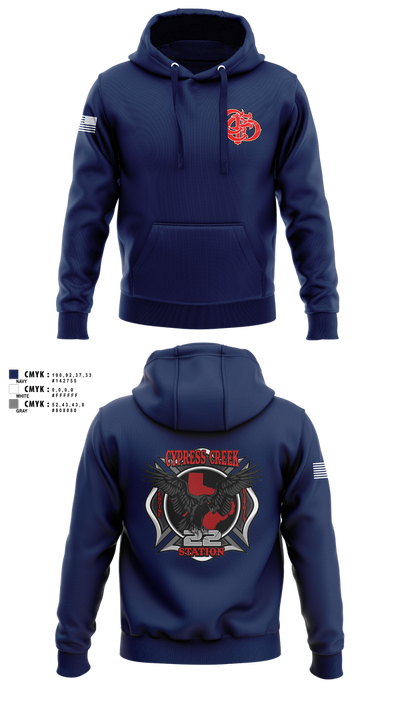 Cy creek fire 22 83530628 Hoodie - 1