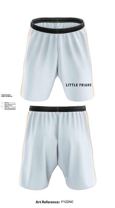 Little friars 27025012 Athletic Shorts With Pockets - 1