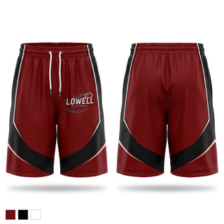 Athletic Shorts With Pockets, Lowell Red Devils, , Teamtime, Team time, sublimation, custom sports apparel, team uniforms, spirit wear, spiritwear, sports uniforms, custom shirts, team store, custom team store, fundraiser sports, apparel fundraiser