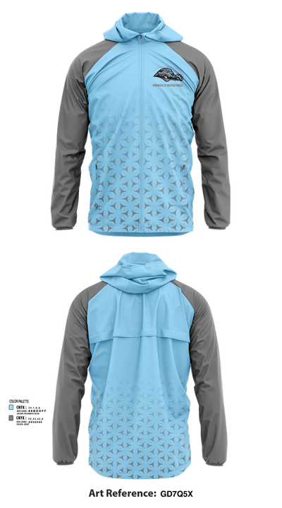 Overhills High School Basketball 959585 Windbreaker - 43