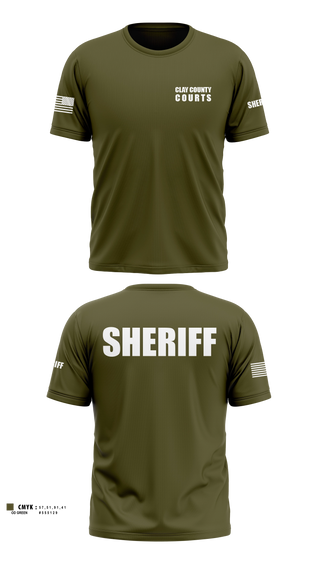 Old School Cotton Shirt, Clay County Courts, Police, Teamtime, Team time, sublimation, custom sports apparel, team uniforms, spirit wear, spiritwear, sports uniforms, custom shirts, team store, custom team store, fundraiser sports, apparel fundraiser