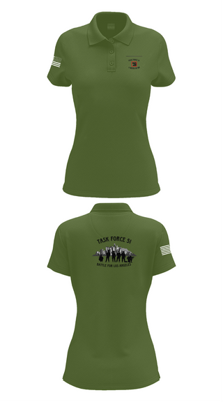 Womens Short Sleeve Performance Polo, 1-185th IN BN, , Teamtime, Team time, sublimation, custom sports apparel, team uniforms, spirit wear, spiritwear, sports uniforms, custom shirts, team store, custom team store, fundraiser sports, apparel fundraiser