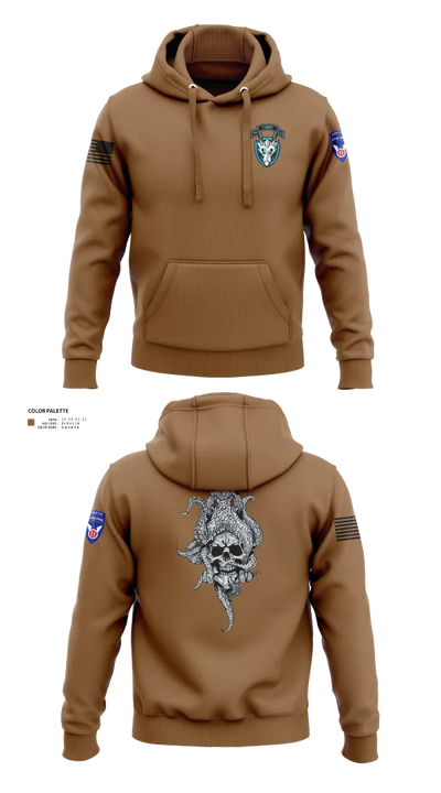 95th cbrn 3rd plt Hoodie - 110