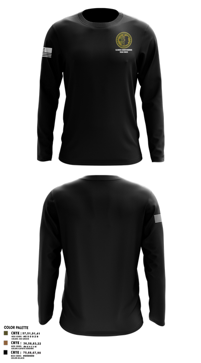 Illinois Counterdrug Task Force 54341154 Long Sleeve Performance Shirt 16