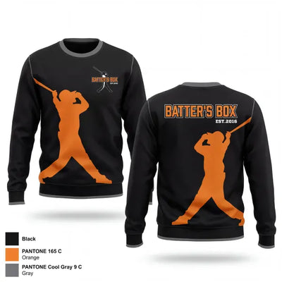 The Batter’s Box Training Academy 22345325 Crew Neck Sweatshirt - 1