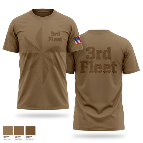 Old School Cotton Feel Shirt, 3rd Fleet, Navy, Teamtime, Team time, sublimation, custom sports apparel, team uniforms, spirit wear, spiritwear, sports uniforms, custom shirts, team store, custom team store, fundraiser sports, apparel fundraiser