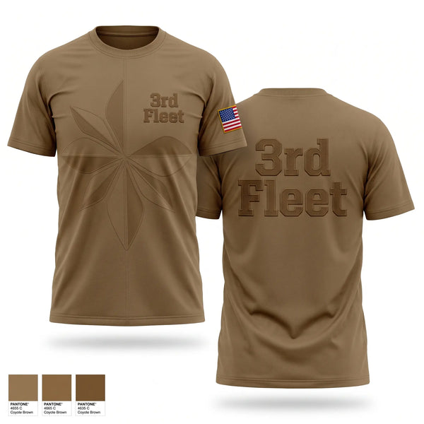 Old School Cotton Feel Shirt, 3rd Fleet, Navy, Teamtime, Team time, sublimation, custom sports apparel, team uniforms, spirit wear, spiritwear, sports uniforms, custom shirts, team store, custom team store, fundraiser sports, apparel fundraiser