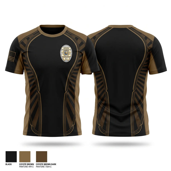 Short Sleeve Performance Shirt, Coosada Police Department, Police, Teamtime, Team time, sublimation, custom sports apparel, team uniforms, spirit wear, spiritwear, sports uniforms, custom shirts, team store, custom team store, fundraiser sports, apparel fundraiser