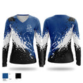 Atwater Falcons 86123511 Women's Long Sleeve V-neck Shirt - 1