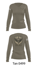 112th Signal Battalion Bravo Company 17211298 Women's Long Sleeve V-neck Shirt - 77