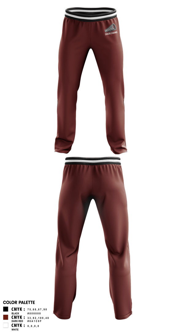 Sweatpants, Reed City Coyotes, Cheer, Teamtime, Team time, sublimation, custom sports apparel, team uniforms, spirit wear, spiritwear, sports uniforms, custom shirts, team store, custom team store, fundraiser sports, apparel fundraiser