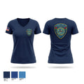 Village of Newark police department Women's Short Sleeve V-neck Shirt - 1