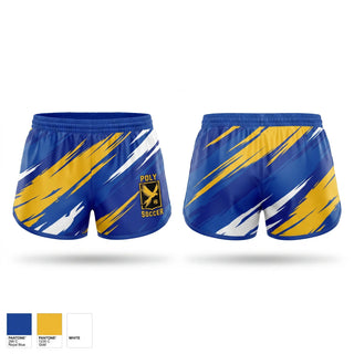 Womens Shorts, Poly High School, Women's Soccer, Teamtime, Team time, sublimation, custom sports apparel, team uniforms, spirit wear, spiritwear, sports uniforms, custom shirts, team store, custom team store, fundraiser sports, apparel fundraiser