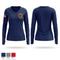 Otterbein Area Volunteer Fire and Rescue Women's Long Sleeve V-neck Shirt - 1