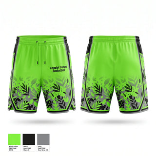 Athletic Shorts With Pockets, Capalot Cones Basketball, Men's Basketball, Teamtime, Team time, sublimation, custom sports apparel, team uniforms, spirit wear, spiritwear, sports uniforms, custom shirts, team store, custom team store, fundraiser sports, apparel fundraiser