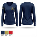 Tulsa county Sheriff 39732464 Women's Long Sleeve V-neck Shirt - 1