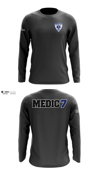 Long Sleeve Performance Shirt, Coudersport Ems, EMS/EMT, Teamtime, Team time, sublimation, custom sports apparel, team uniforms, spirit wear, spiritwear, sports uniforms, custom shirts, team store, custom team store, fundraiser sports, apparel fundraiser