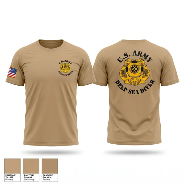 7th Engineer Dive Detachment Old School Cotton Feel Shirt - 1