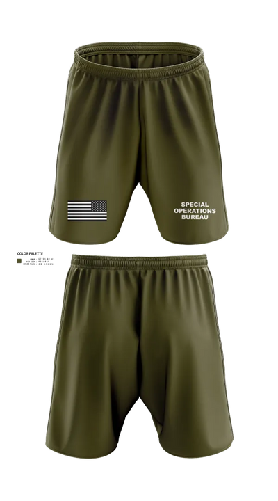 Special Operations Bureau 80972475 Athletic Shorts With Pockets - 21