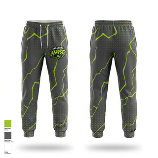 Sweatpants, Oklahoma Havoc, Baseball, Teamtime, Team time, sublimation, custom sports apparel, team uniforms, spirit wear, spiritwear, sports uniforms, custom shirts, team store, custom team store, fundraiser sports, apparel fundraiser