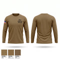101st Airborne 1/32 cav Long Sleeve Performance Shirt - 1