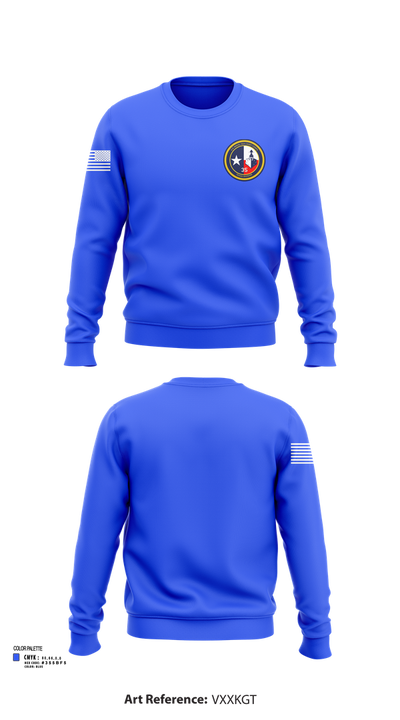Texas Division 29729645 Crew Neck Sweatshirt - 102