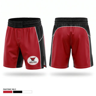Fight Shorts, Wolfpack Martial Arts, , Teamtime, Team time, sublimation, custom sports apparel, team uniforms, spirit wear, spiritwear, sports uniforms, custom shirts, team store, custom team store, fundraiser sports, apparel fundraiser