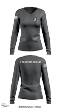 1SOPS 45824564 Women's Long Sleeve V-neck Shirt - 102