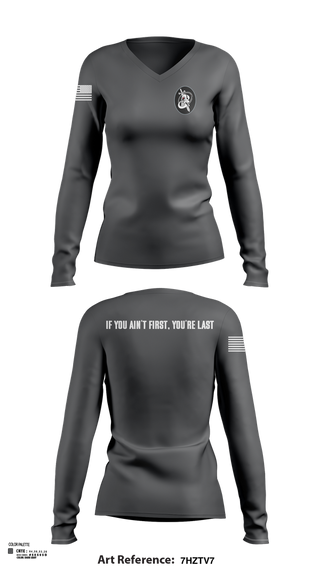 Womens Long Sleeve Vneck Shirt, 1SOPS, , Teamtime, Team time, sublimation, custom sports apparel, team uniforms, spirit wear, spiritwear, sports uniforms, custom shirts, team store, custom team store, fundraiser sports, apparel fundraiser