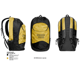 Gear Bag, Socastee Braves, Track & Field, Teamtime, Team time, sublimation, custom sports apparel, team uniforms, spirit wear, spiritwear, sports uniforms, custom shirts, team store, custom team store, fundraiser sports, apparel fundraiser