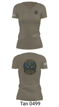 USS TRIPOLI 21275636 Women's Short Sleeve V-neck Shirt - 65
