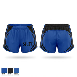 Womens Shorts, South, , Teamtime, Team time, sublimation, custom sports apparel, team uniforms, spirit wear, spiritwear, sports uniforms, custom shirts, team store, custom team store, fundraiser sports, apparel fundraiser