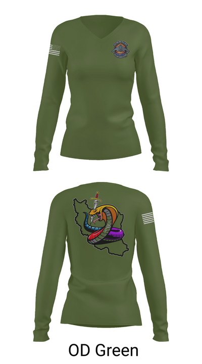 Iran DCIT 47792086 Women's Long Sleeve V-neck Shirt - 57