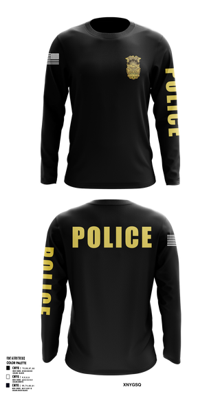 Long Sleeve Performance Shirt, Navy Police, Police, Teamtime, Team time, sublimation, custom sports apparel, team uniforms, spirit wear, spiritwear, sports uniforms, custom shirts, team store, custom team store, fundraiser sports, apparel fundraiser